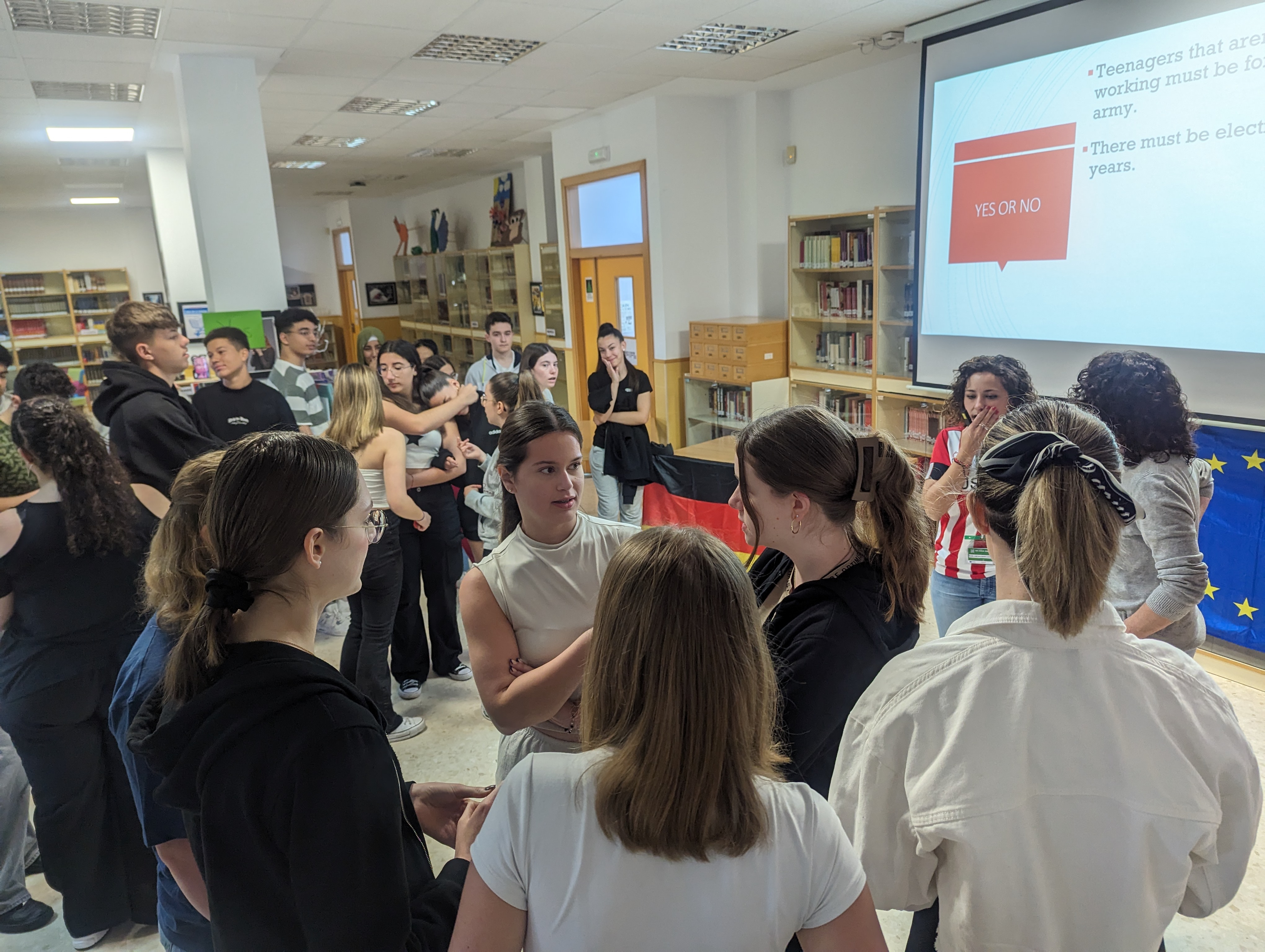 Diskussion zum Wahlverhalten europäischer Jugendlicher